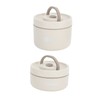 Insulated Lunch Container 304 Stainless Steel Leakproof Portable Round Thermal