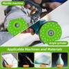 4PCS 4-1/2 Inch Diamond Saw Blades - Ceramic, Glass, Rock
