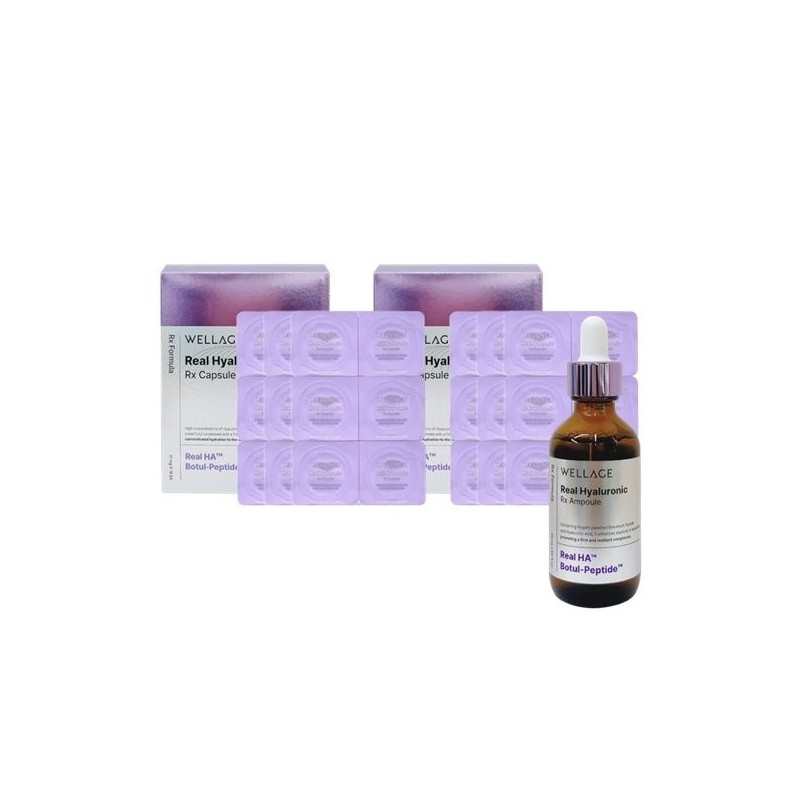 Wellage Hyaluronic Acid Capsule Real Hyaluronic RX 2 boxes (36