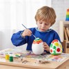 iplusmile 4Pcs Foam Eggs, 8 Inch White Craft Polystyrene Eggs