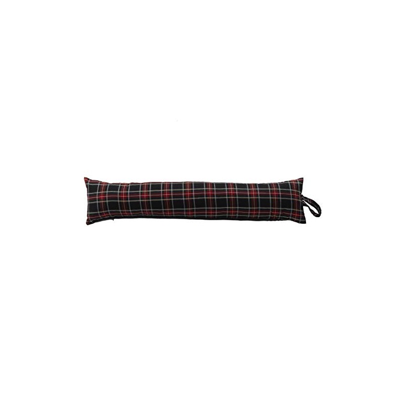 Classic Home Store Black Stewart Tartan Draught Excluder Check French