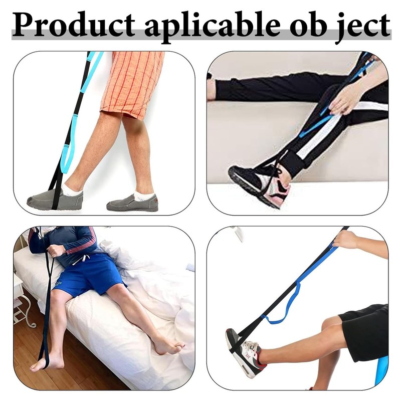 Durable Leg Lifter Mobility Aid with Strong Handle Strap -