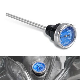 NICECNC Black Oil Temperature Thermometer Dipstick Engine Oil Dipstick Replacement Compatible with Suzuki DRZ400 DRZ400E DRZ400S DRZ400SM 2000-2024 See Fitment
