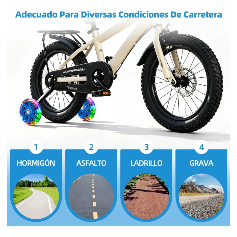 Rueditas para bicicleta ninos Mirrend llantas entrenadoras 12 14 16