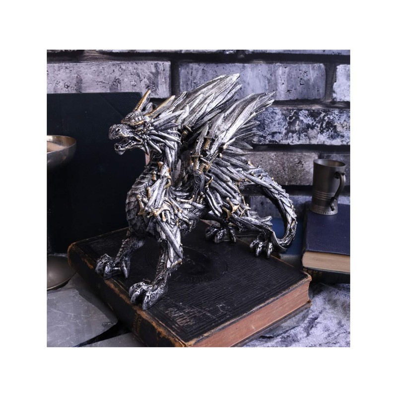 Nemesis Now Swordwing Small 20.5 cm Figure, Silver, One Size