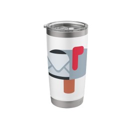 Open Mailbox with Raised Flag Stainless Steel Insulated Tumbler