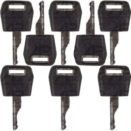 APUK 8x Ignition Motor Starter Keys Replacement for John Deere 3255 2150 2240 2255 2350 Tractor