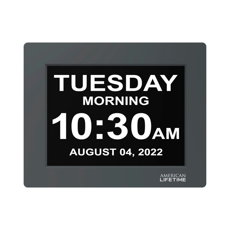 American Lifetime 【New 2024】 Dementia Clock Large Digital Clock for