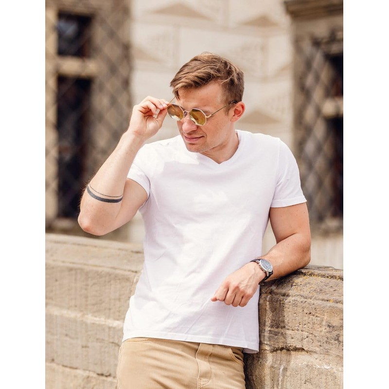 VUCH Unisex Orfee Design Brown Sunglasses, Brown, One Size, brown