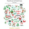Paper & Sticker Kit - Festive Christmas - 17 Double-Sided