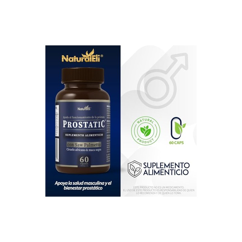 Prostatic – Fórmula Avanzada para el Bienestar Masculino con Resveratrol,