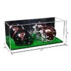Better Display Cases Acrylic 2 Mini Football Helmet (not Full