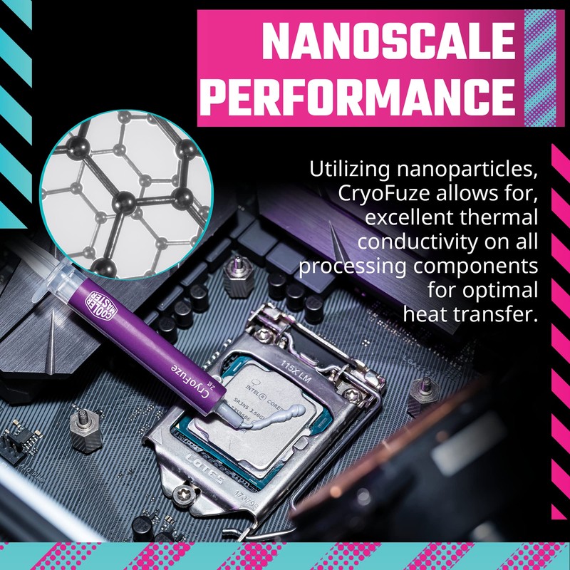 Cooler Master CryoFuze Premium Performance Thermal Paste, Nanoparticles, | 2