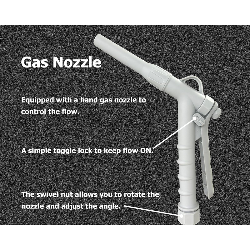 Fuel Transfer Pump Battery Powered Electric Portable Gas Can Tank