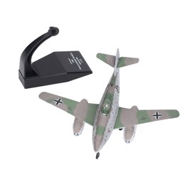 1:72 Scale Me 262 Fighter Planes Model High Stimulation Alloy Airplane Display Model with 2 Brackets