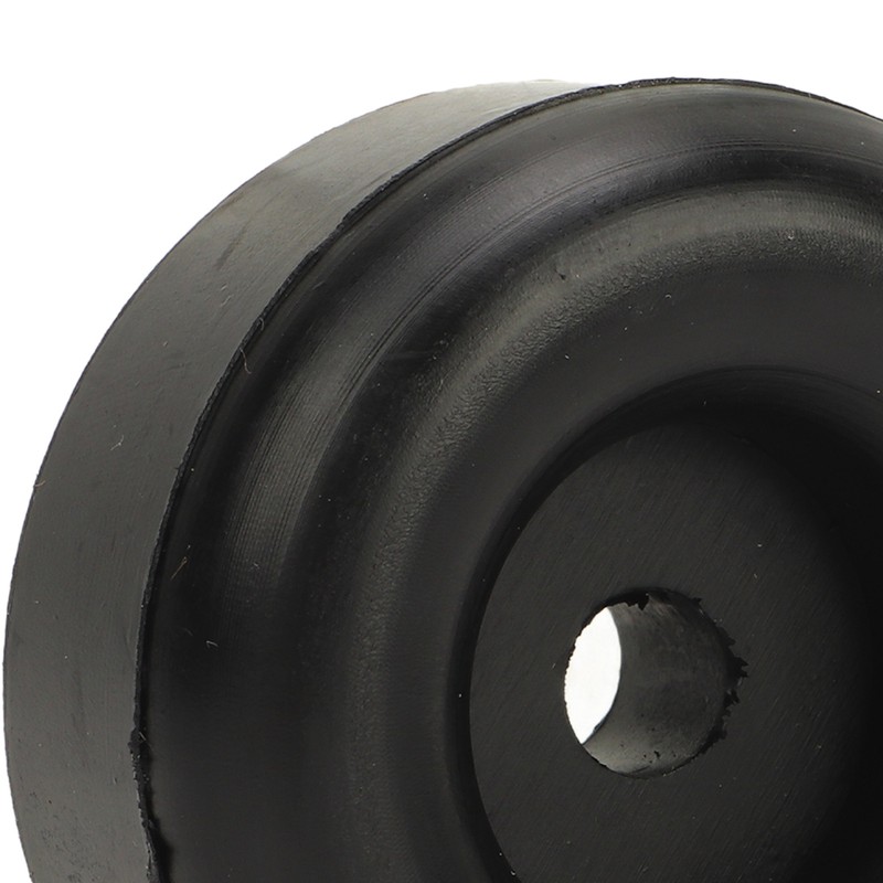 4PCS 2.5inch Trailer Ramp Door Rubber Bumper Round with Hole