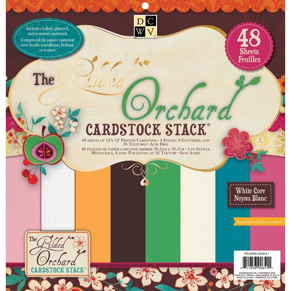 DCWV Card Stock Stack Gilded Orchard. 30. 5 x 30.