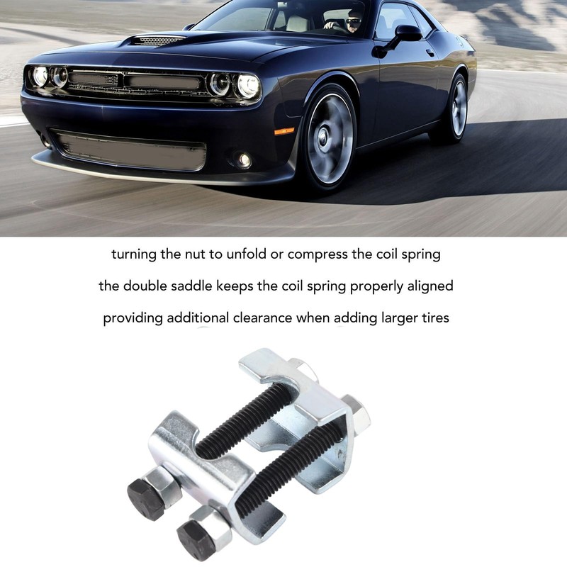 4 Pcs Mini Coil Spring Compressor, Bi-Directional Adjustable Spring Spacer,