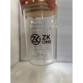 ZK ONE 34 oz Sourdough Starter Jar Kit with Wooden Lid + Cloth Cover, Silicone Spatula, Thermometer & 5-in-1 Measuring Spoon – Complete Sourdough Baking Set