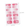 Minkissy 9pcs Nail Sticker Assorted Full Cover False Nails for