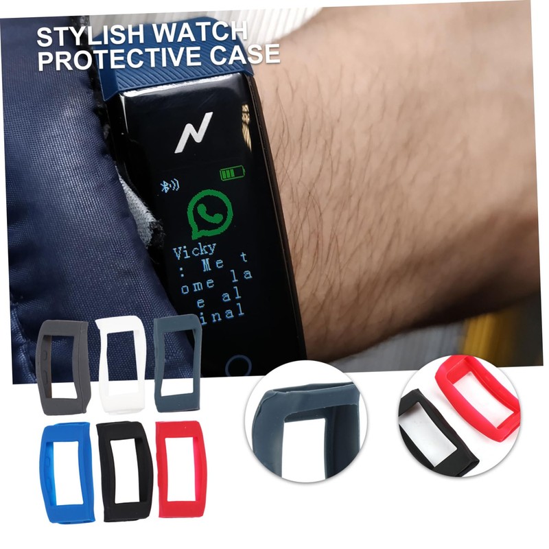 BIUDECO 6pcs Stylish Watch Shell Compatible Protective Case Lightweight Design