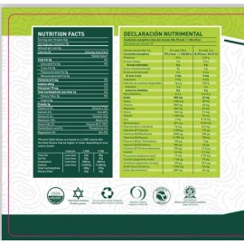 Alga Spirulina Orgánica Kosher Vegana 100% Orgánica Bote 75g