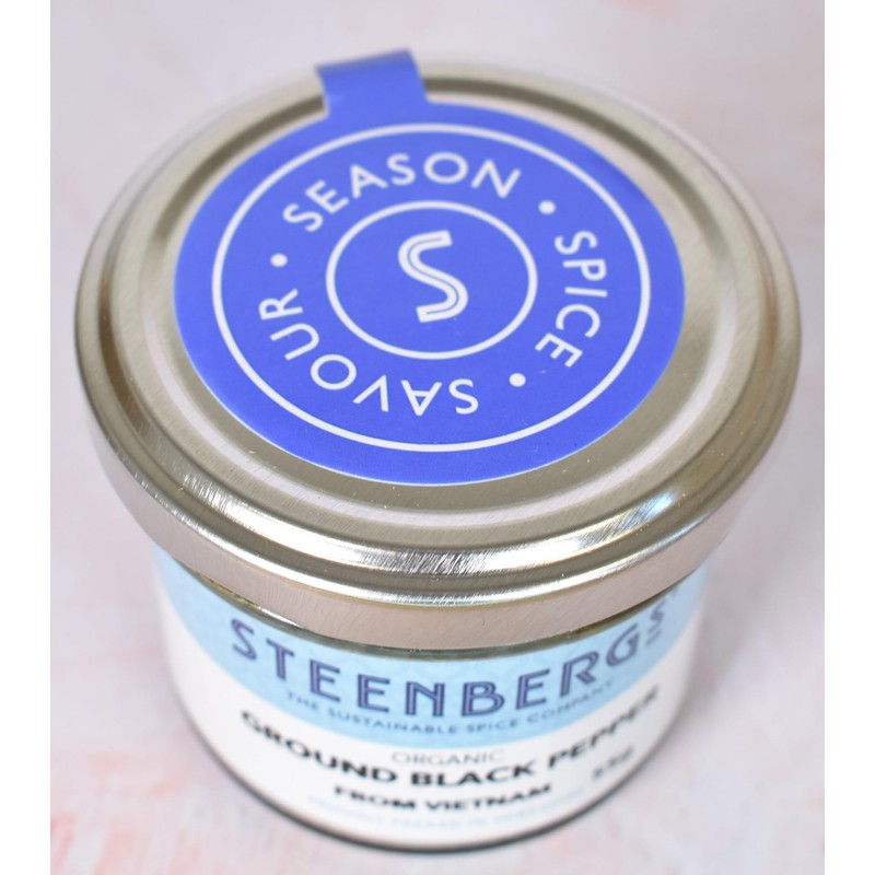 Steenbergs Organic Ground Black Pepper Standard 55g