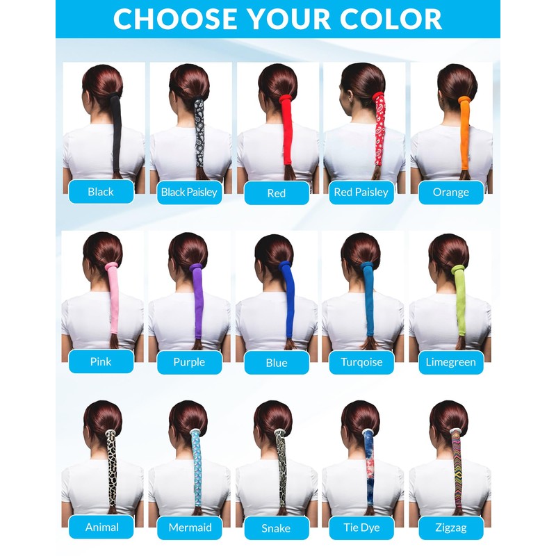 Wrapter Sports & Motorcycle Ponytail Wrap (Pink)