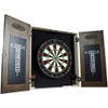 Barrington Bellevue Wood Dartboard Cabinet with 18-Inch Bristle Dartboard and