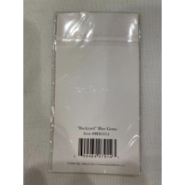 My Mind's Eye Bohemia Backyard Blue Gems 10 Pieces  Scrapbooking  Crafts  Art