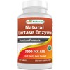 Best Naturals Fast Acting Lactase Enzyme Tablet, 3000 Fcc Alu, 180 Count