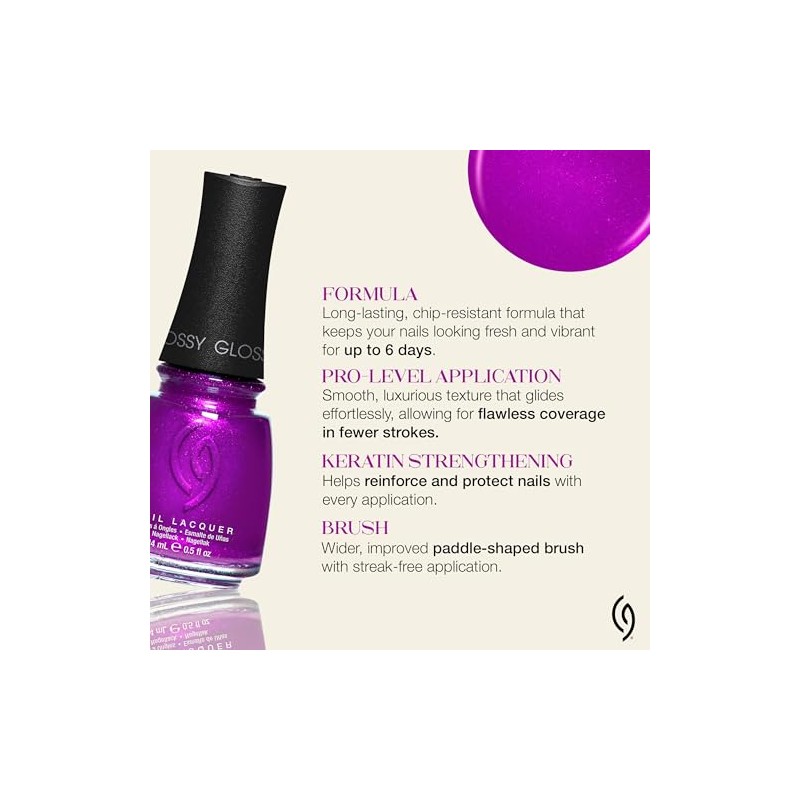 CHINA GLAZE Esmalte de Uñas Summer Reign, Color de Alta