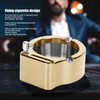 Stainless Steel Ashtray with Matches Lighter Function for Home Office