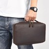 Polare Full Grain Leather Travel Sunglasses Organizer Case, Multiple Pairs