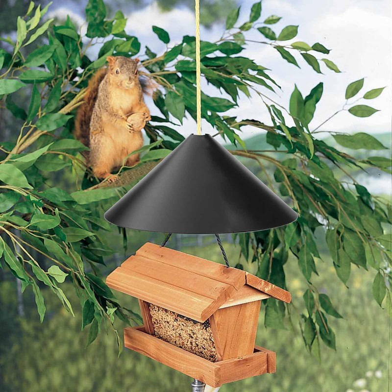 NOENNULL Squirrel Guard - Wrap Around Squirrel Baffle Protects Bird