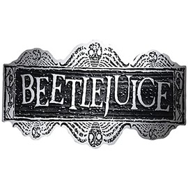 Rubies Beetlejuice: Beetlejuice Wall Art Sign for Adults, Unisex All