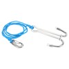 Diving Hooks Stainless Steel Double Reef Hook with Spiral Coil