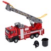 1:50 Ladder Fire Truck Alloy Model 180° Rotating Table Fire