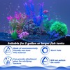Ameliade Aquarium Artificial Plastic Plants Decorations and Rock Cave Decor