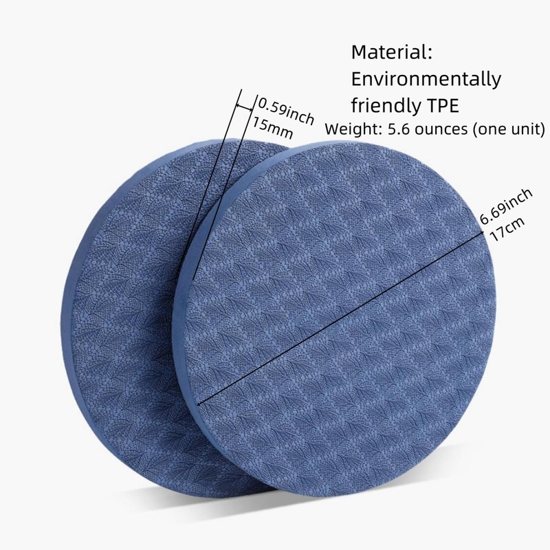 MBKHFLL Yoga Knee Pads 2 Pack, Yoga Knee Cushion Thick,