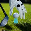 MiOYOOW 10 Pieces Golf Tees Plastic Golf Simulator Tees Portable