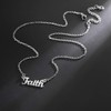 Samantha Necklace Stainless Steel Script Nameplate Jewelry Women Girls Name