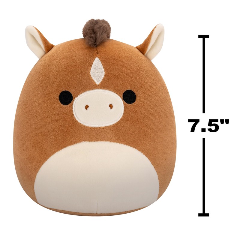 Squishmallows Original 7.5-Inch Philip the Brown Horse