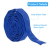 sourcing map 2 Yard Snap Button Tape for Sewing, Cotton