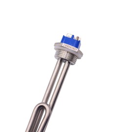 DERNORD 120V 1650W Foldback Water Heater Element Screw-In Lime Life Heating Element with Low Watt Density