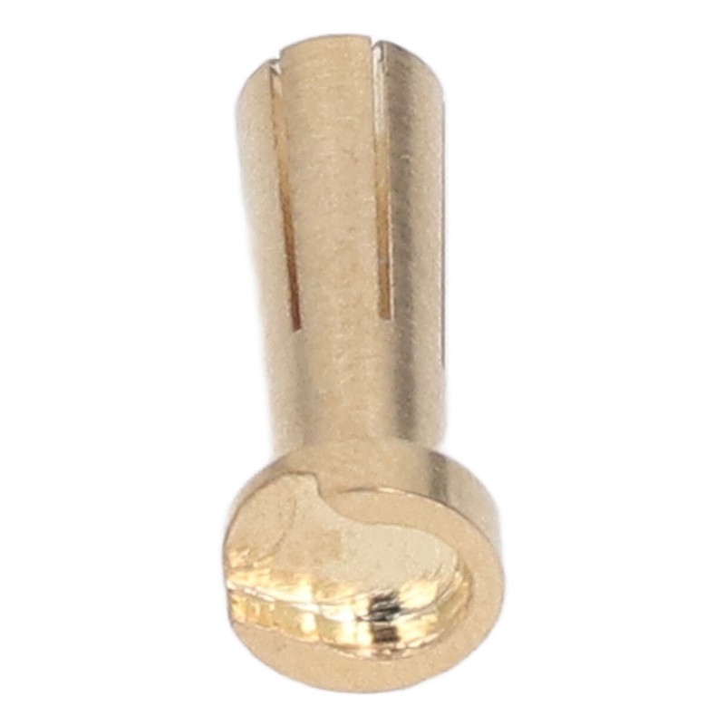 50 Pcs 5mm Battery Connector Plug 5mm Brass High Hardness