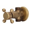Angle Valve Vintage Style Brass High Hardness Good Sealing Cold