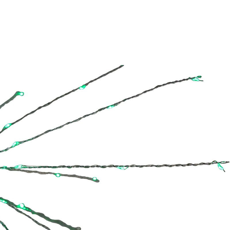 Northlight 20" LED Lighted Firework Silver Branch Hanging Decor -