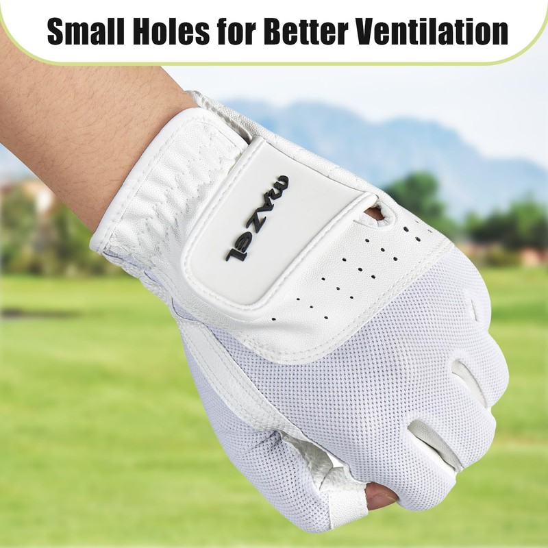MAZEL Golf Gloves Women One Pair S M L XL,
