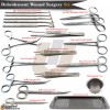 Medentra Debridement Pack Wound Surgery Tools Suture Needle Holder Tissue